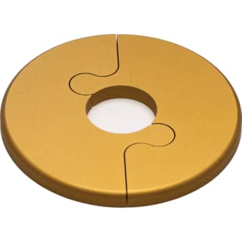 Alu Fit Rosette Ø16 Messinglook