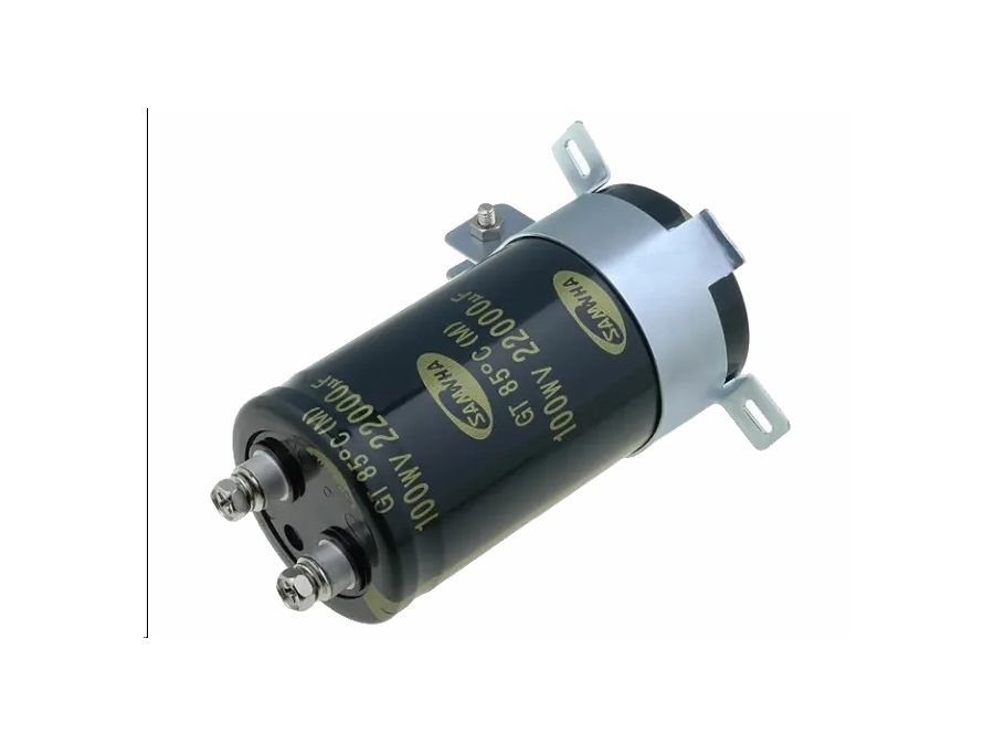 22000uF 100V Elektrolyt kondensator m. skrueterm. (85°C)