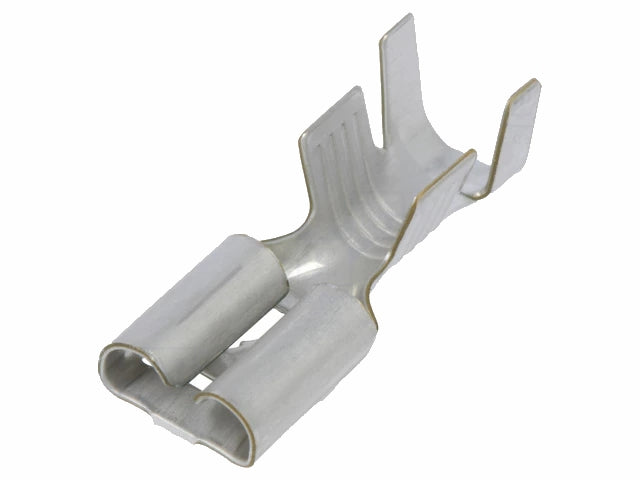 Uisoleret spadefatning m. lås - 6,3mm 4-6mm² (10 stk.)