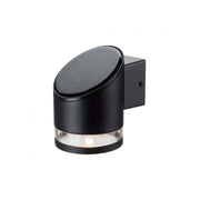 V-Tac 1W Solcelle Væglampe LED - Sort, Rund, IP54, 70lm, 3 års Producentgaranti