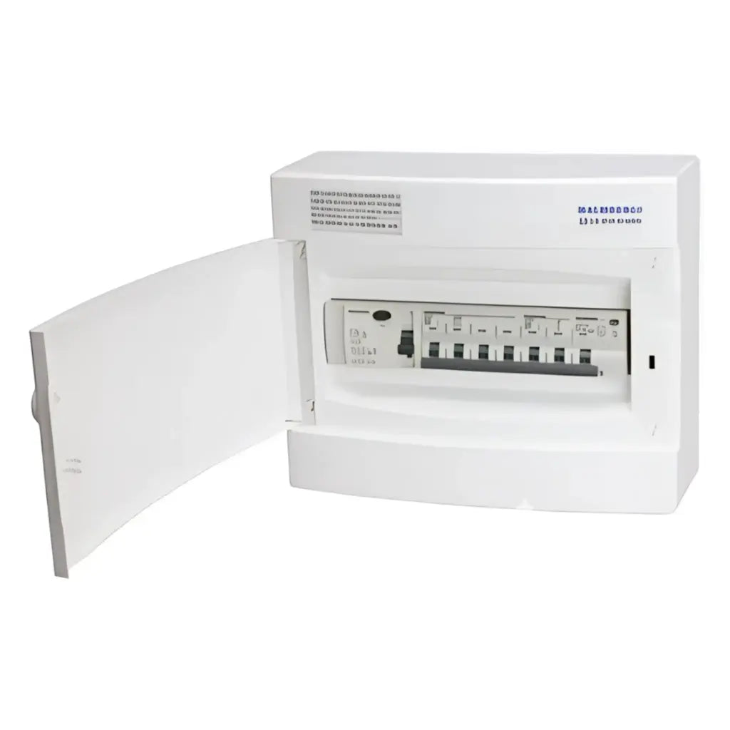 Færdigmonteret gruppetavle – 1x16A 3P+N + 1x10A 1P+N + 1xKombi 10A 1P+N