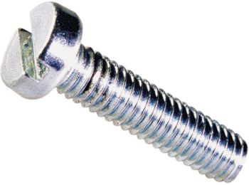 Ligekærv maskinskrue - M2,5x6mm (10 stk.)