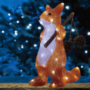 Akryl Egern med 40 hvide led, IP 44 godkendt. Med transformer