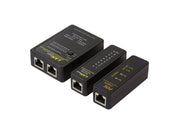LAN netværkstester (RJ45, 12, 11, 10 og BNC) m. PoE Finder