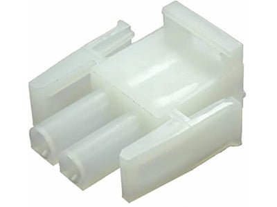 Universal MATE-N-LOK stikhus - 1x2pol han/hun (6,35mm)