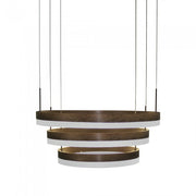 92W LED Lysekrone 3000K m/ 3 lysringe