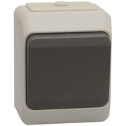 Stænktæt krydsningsafbryder IP44 - grå