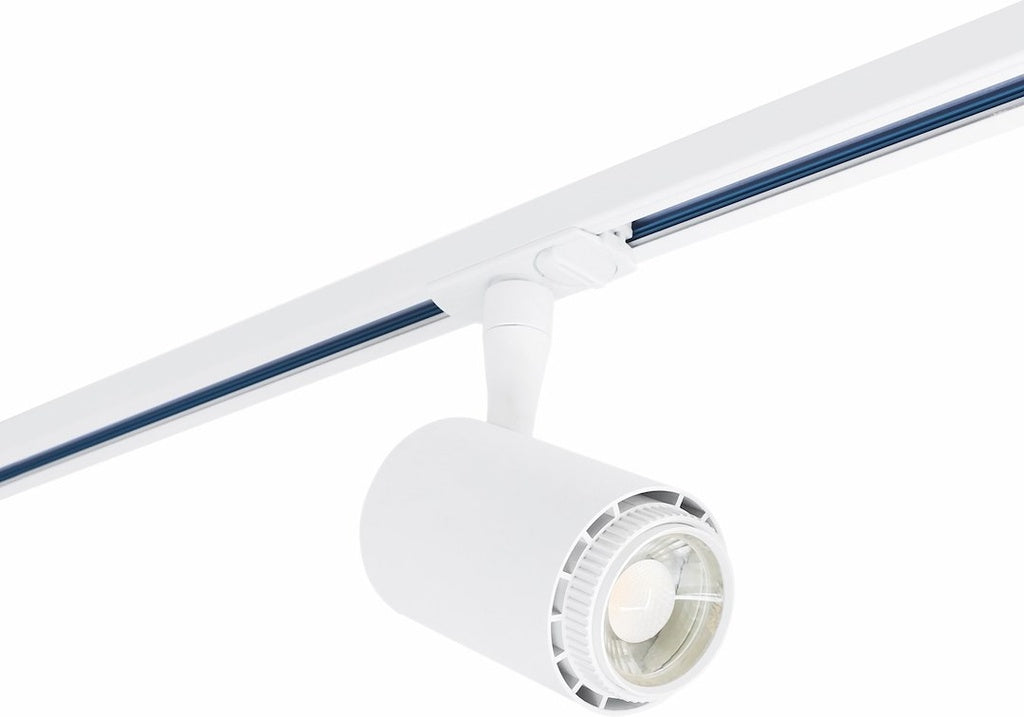 VELO LED TRACK LIGHT, 1-FASET, HVID, 13W, 230V