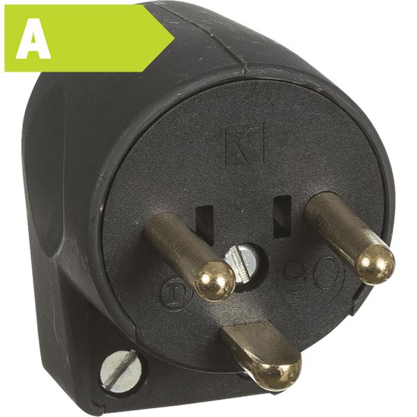 Stikprop M/J vinkel koksgrå