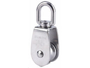 Taljeblok m. 1 hjul - M25, rustfri stål