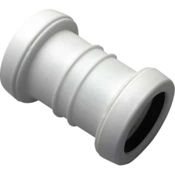 40 mm Skydemuffe afløb hvid PP