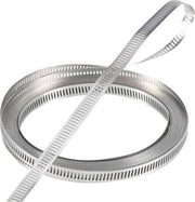 Multi-Spænd spændebånd 5m rustfri bånd i box 8mm