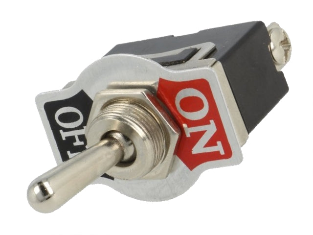 MAXI vippekontakt - 1P OFF-ON 10A/250V, skrueterm. (SPST)