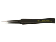 ESD pincet - Prof. CrNi rustfri stål, 130mm lige (ZP06014)