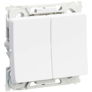 LK Opus krone afbryder 16A - hvid