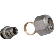 16 mm x 1/2" Koblingssæt til Alupex i messing med TEA belægning