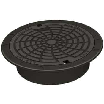 Ulefos 600 x 200 mm karm/dæksel m/lås, rund, flydende, 40 t, SG