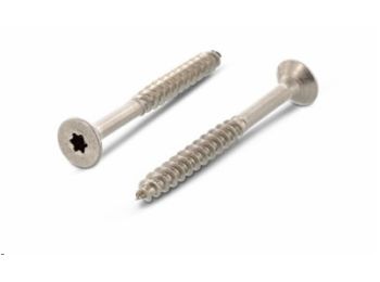 Spunskrue, undersænket - 4,5x45/30mm A2 stål TX20 (200 stk.)