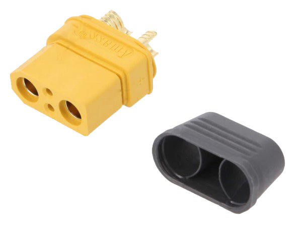 DC-XT90 kabelstik - 4pol hun, loddeben