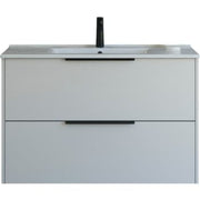 101 cm  Mido+ Classic møbelsæt med Amber vask, glat, sand mat