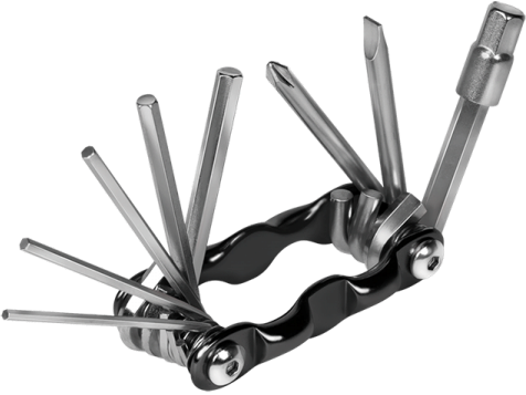 9-i-1 cykel-multiværktøj - Foldbar