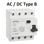 PFI relæ AC/DC 40A 4-Polet 300MA, Type B