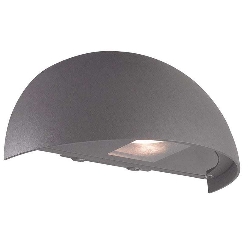 Udendørs væglampe m. GU10 fatning BODA - mørkegrå