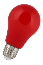 A60 LED partypære - 230Vac / 2W, E27 sokkel, Rød