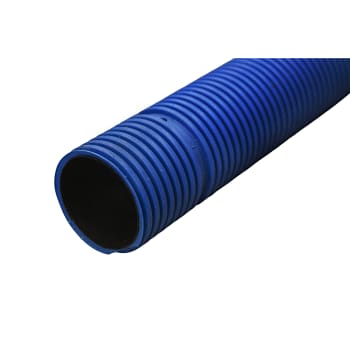 Wavin 110 x 5000 mm løs sivestreng til nedsivning, blå