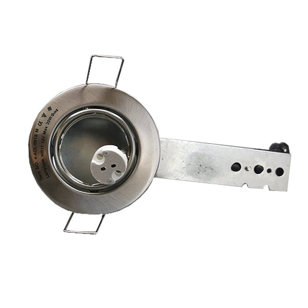 Downlight 12 V GU4 Max 20W Børstet kipbar