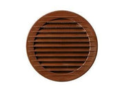 Rund ventilationsrist, ABS plast - Ø60mm, Brun (4 stk.)