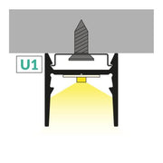 DIOFLEX Montagebeslag U1 f/alu profil sæt a 2 stk