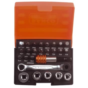 BITS OG TOPNØGLESÆT 6-13MM (26)