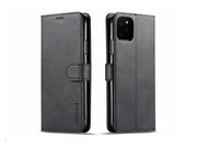 Læder flipcover m. kortholder - Til iPhone 13 ProMax, Sort