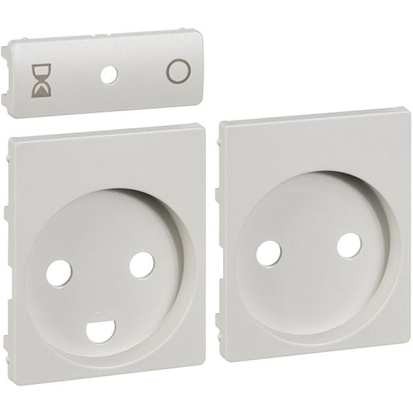 Fuga afdækning for timer stikkontakt 1½m lysegrå