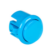 Arkade mini trykkontakt med mikroswitch - OFF-(ON), Blå