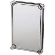 Fibox Klar Låg - 380x190x30 - 4 skruehuller