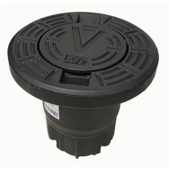AVK 210 mm ventilbetäckning, rund ram/lock V-märkt