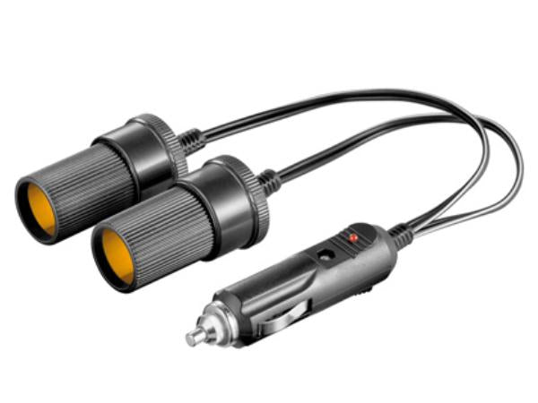 Cigarstikforgrener - Han til 2 x hun (0,2m ledning)