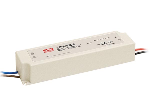 LED strømforsyning - 5Vdc 12A (60W) konst.spænding (IP67)