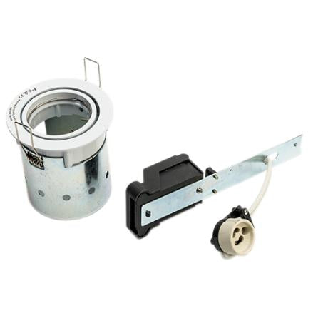 Downlight GU10 blank hvid m/kip