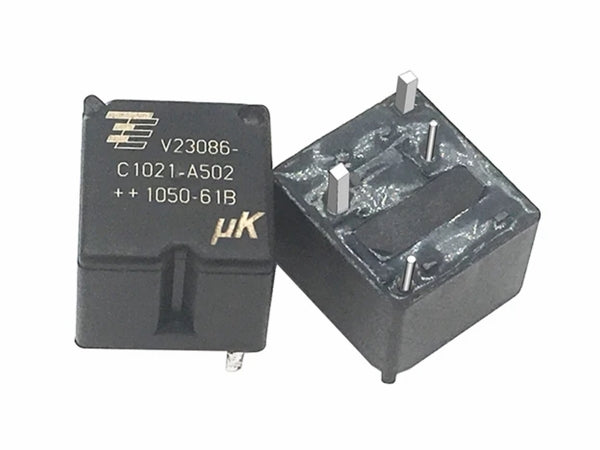 Autorelæ - 10V, 15A, 4 printben, 1 x slutte (SPST-NO)