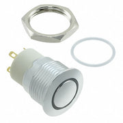 Vandalsikret alu.kontakt - 1P OFF-ON, Blå LED (IP67)