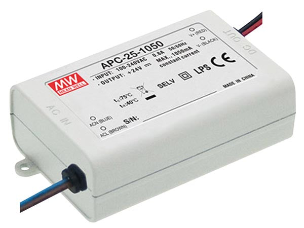 Konstantstrøm LED driver - 350mA, 25-70V, 24,5W (IP42)