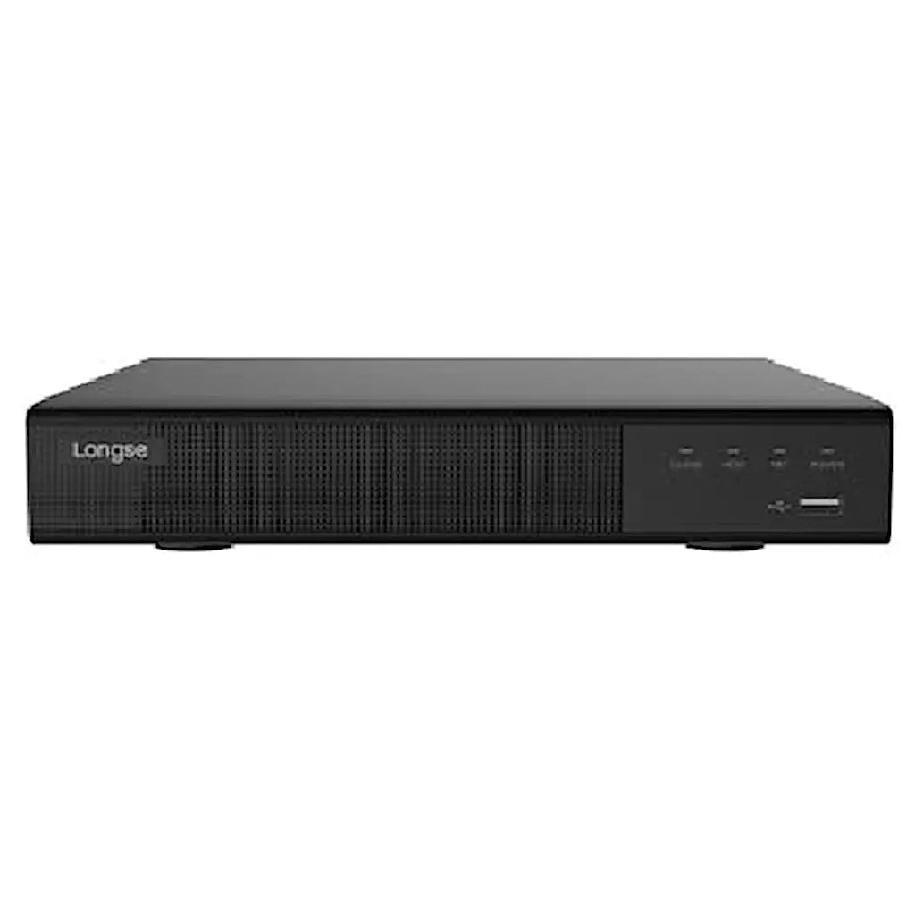 HD NVR netværksvideooptager - 16xIP kam., 8xPoE, 4K 8MP