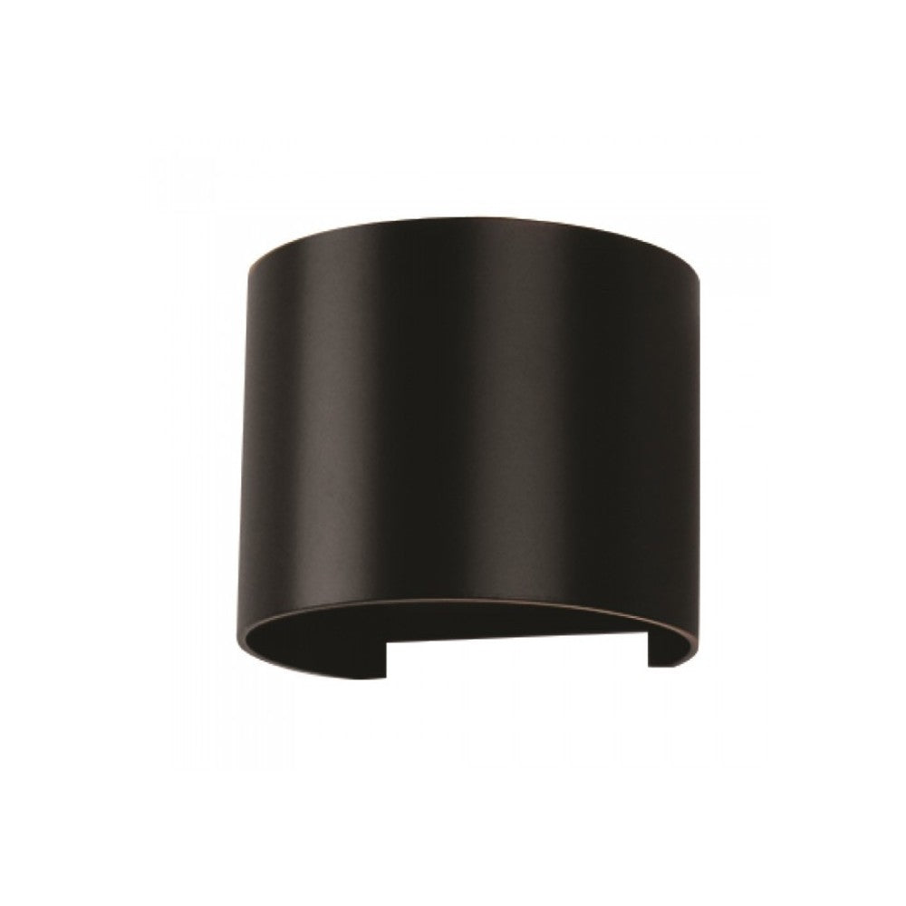 V-Tac 5W LED udendørs væglampe - Rund, justerbar spredning, IP65, inkl. lyskilde