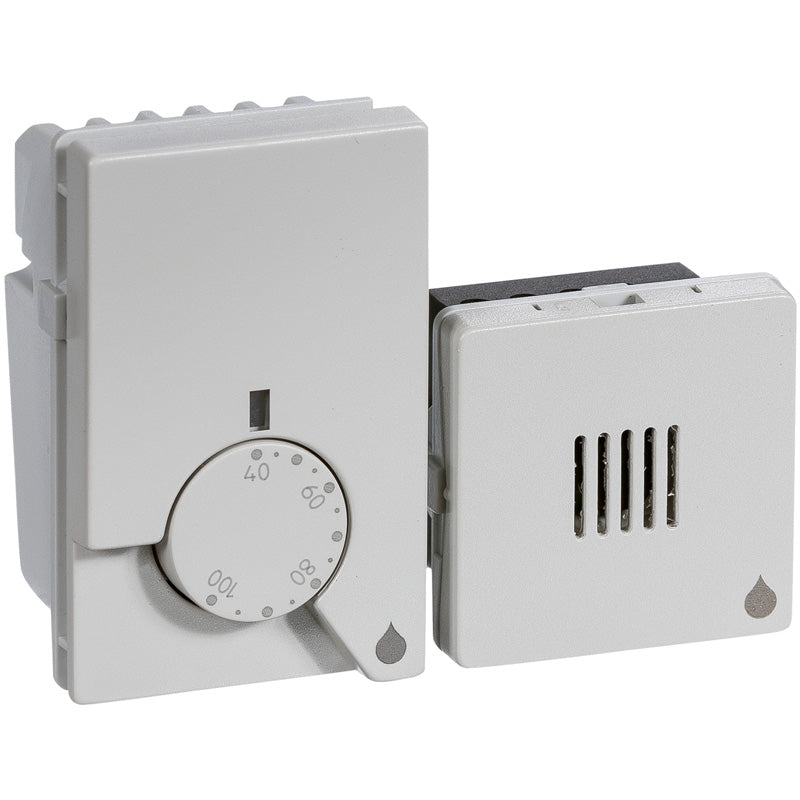 Fuga Hygrostat m/Rumføler Lysgrå