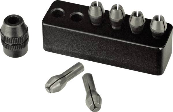 Spændetænger 6 stk. incl. borepatron