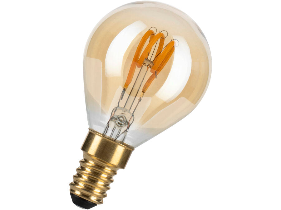 G45 SpiraLED kronepære - 240V 3W E14 2000K, Dæmpbar