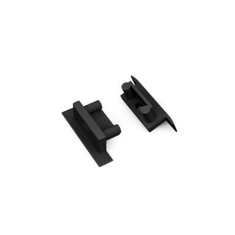 DIOFLEX endestykke BEGTIN12 G2 SQ m/hul sort 2 stk